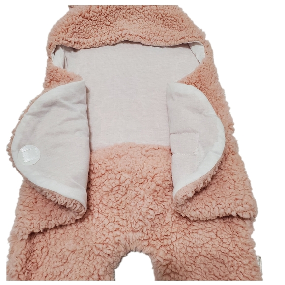 Baby Girl's Cute Cotton Plush Receiving Blanket Sleeping Wrap Swaddle - Picture 3 of 10